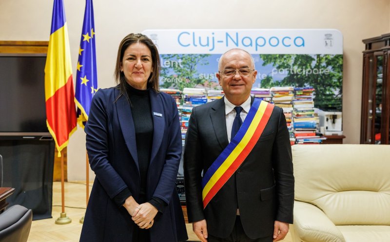 Reprezentanta UNICEF România, în vizită la Primăria Cluj-Napoca
