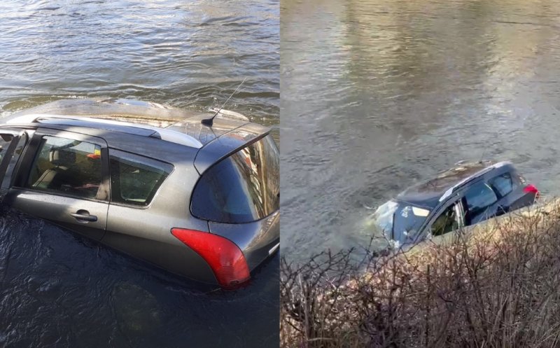 Cum s-a produs accidentul din apropiere de Cluj Arena? Un șofer a "zburat" cu mașina în râul Someș
