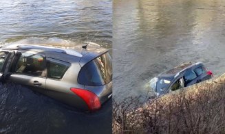 Cum s-a produs accidentul din apropiere de Cluj Arena? Un șofer a "zburat" cu mașina în râul Someș