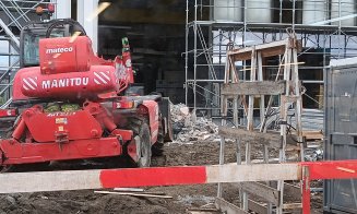 IMAGINI de pe şantierele Aeroportului Internaţional Cluj. Investiţii de 80 de milioane de euro