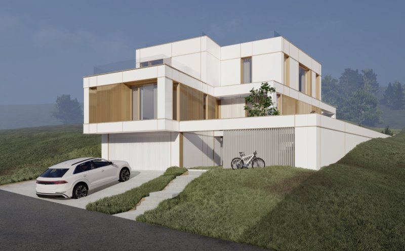 Ce se mai construiește prin Cluj. O nouă vilă de lux a primit OK-ul