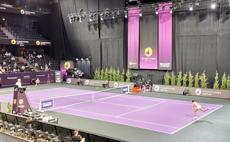 Andreea Mitu, învinsă încă din primul tur la Transylvania Open 2024. Deținătoarea trofeului a fost și ea eliminată