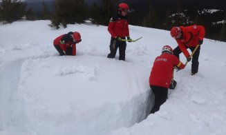 Exercițiu de salvare la Cluj în caz de avalanșă