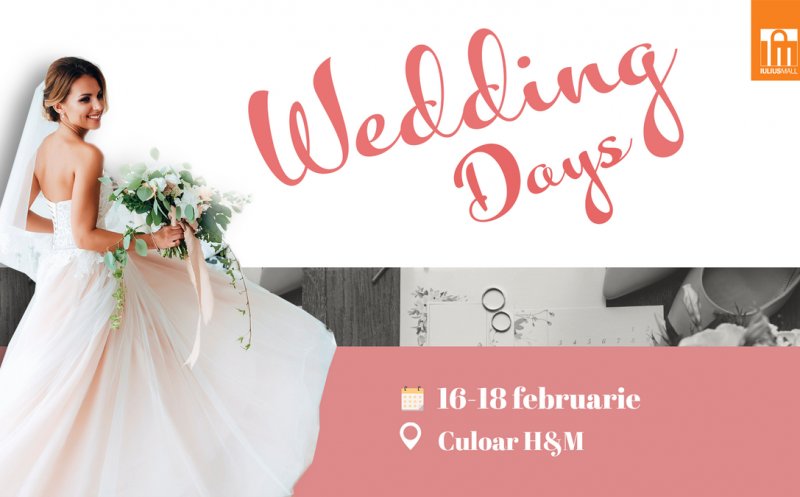 Weekend dedicat mirilor, la Iulius Mall: Wedding Days aduce ultimele noutăți din domeniu