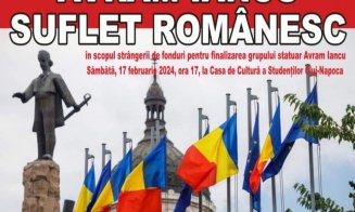 Spectacol de muzică populară „Avram Iancu, suflet românesc”, la Cluj. Se vor strânge bani pentru finalizarea grupului statuar din Piața Avram Iancu