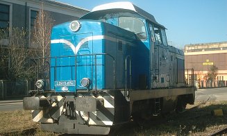 Tren marfar în Piața 1 Mai. Se desprindea de calea ferată principală imediat după podul de peste Someșul Mic