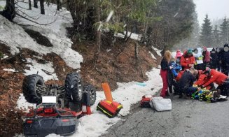 Accident cu ATV-ul în Apuseni. O tânără de 18 ani, transportată de urgență la spital