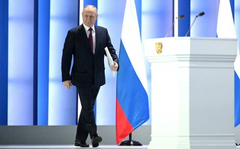 Suspans la Moscova. Vladimir Putin şi-a început discursul intrând direct în subiectul războiului cu Ucraina
