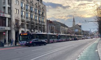 Traficul din Cluj, dat peste cap din cauza unui protest spontan al taximetriștilor