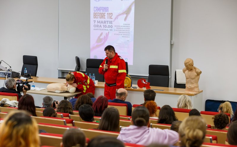 Curs de prim ajutor pentru studenții din cadrul FSPAC