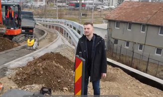 Primarul Pivariu, în inspecție pe șantierele Floreștiului. Care este stadiul lucrărilor la pasajul peste baraj