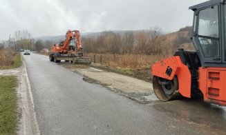 Reparații pe un important drum județean din Cluj. Ce lucrări se fac