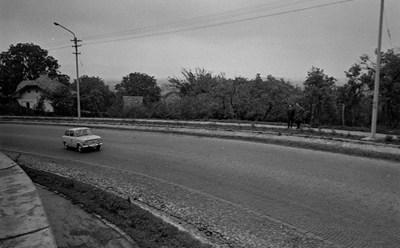 Calea Turzii, încă neasfaltată. Anii '60
