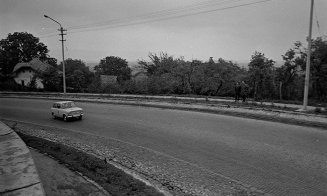 Calea Turzii, încă neasfaltată. Anii '60