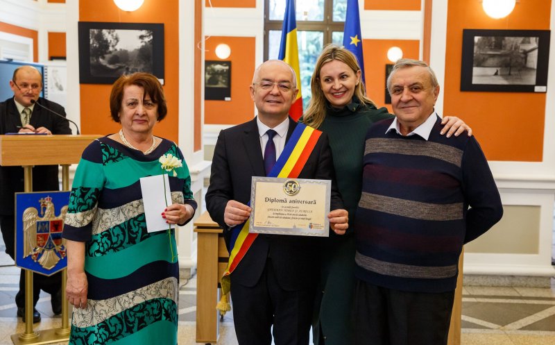Zeci de cupluri clujene, premiate pentru „Nunta de Aur”