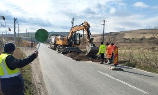 Un nou drum județean din Cluj a intrat în reparații. Este tranzitat de zeci de mii de turiști