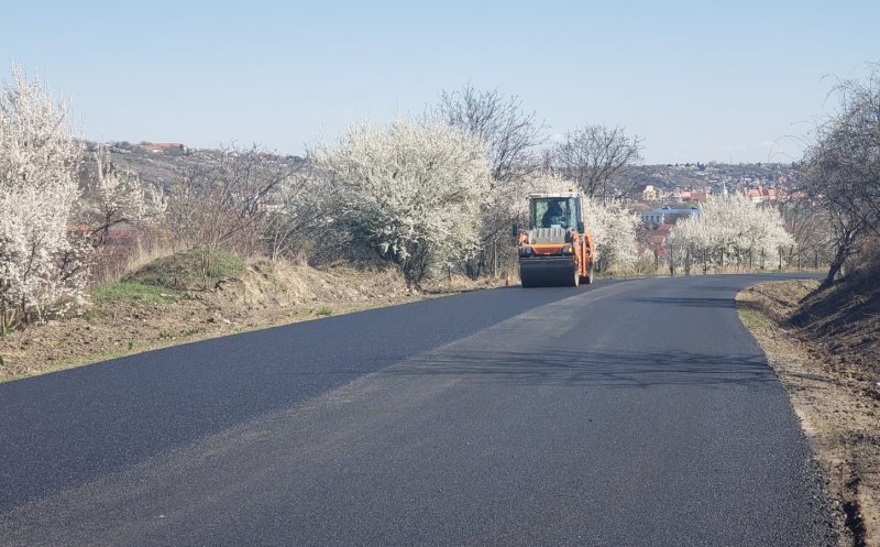 Un nou sector de drum județean din Cluj a fost asfaltat! Cum arată acum