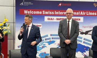 Cluj-Napoca merge „ceas” spre Zurich. Primul zbor care leagă orașul de Elveția a debutat la Aeroportul „Avram Iancu”. David Ciceo: E prima și ultima c