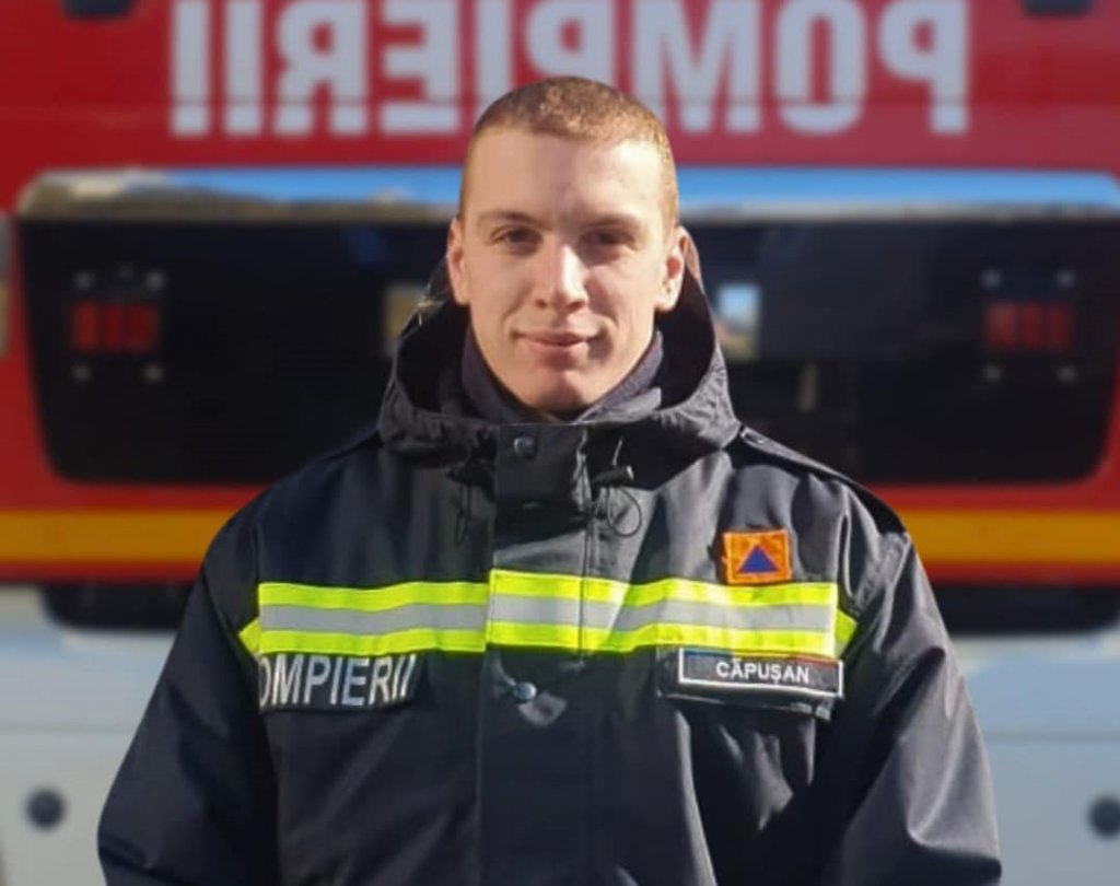 Salvator și în timpul liber: Un pompier clujean și-a salvat prietenul din foc