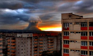 ”Nor tornadă” deasupra Clujului. Ce a dus la formarea acestui fenomen spectaculos