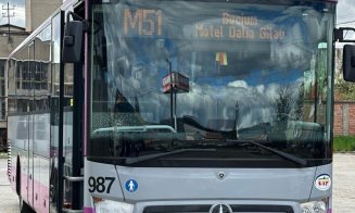 Mai multe autobuze, în weekend, între Cluj-Napoca și Gilău. Cum va circula M51 sâmbăta și duminica