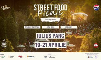 Street Food Festival revine în Iulius Parc din Cluj-Napoca cu prima ediție de Street Food Picnic!