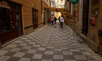 Plimbare pe noile pietonale ale Clujului