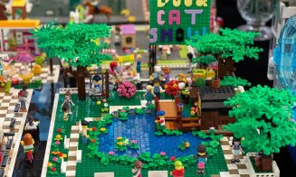 Weekend pentru iubitorii LEGO®: o replică de 1,5 m înălțime a Turnului Eiffel, din peste 10.000 de piese, expusă în Iulius Mall Cluj