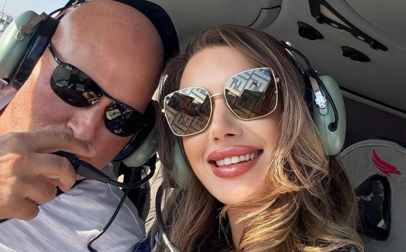 Milionarul Arpad Paszkany și noua lui iubită, în Dubai: ”Când nu ai chef să iei mașina...”, e bun și elicopterul