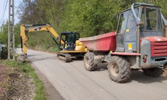 Un nou drum județean din Cluj a intrat în reparații. Ce lucrări se fac