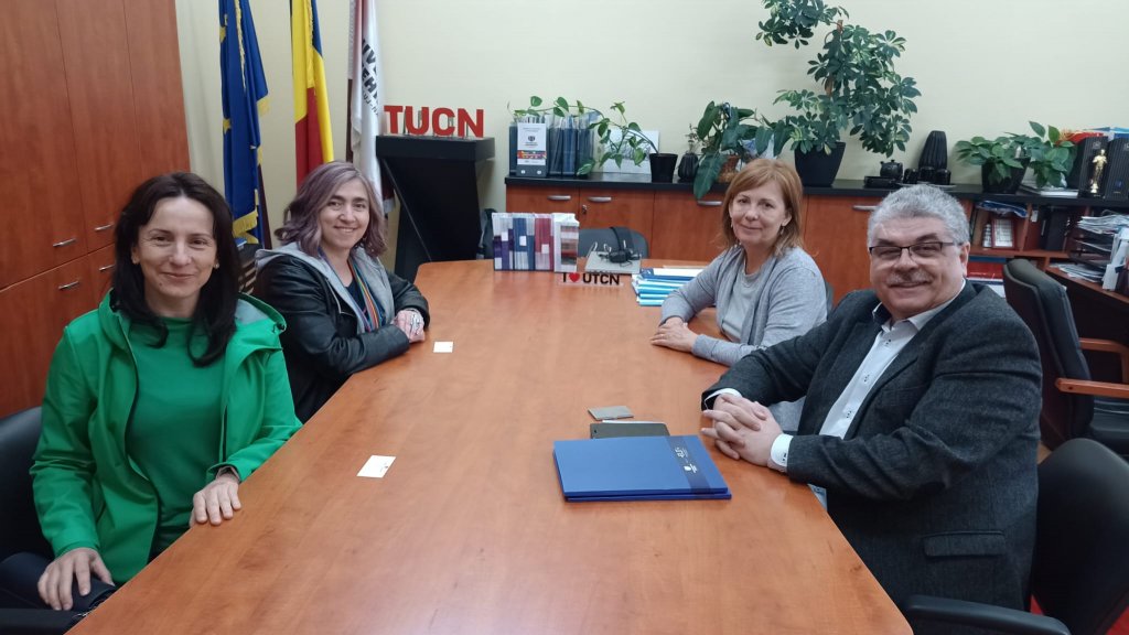Reprezentanți de la Universitatea din Podgorica, Muntenegru, în vizita la UTCN