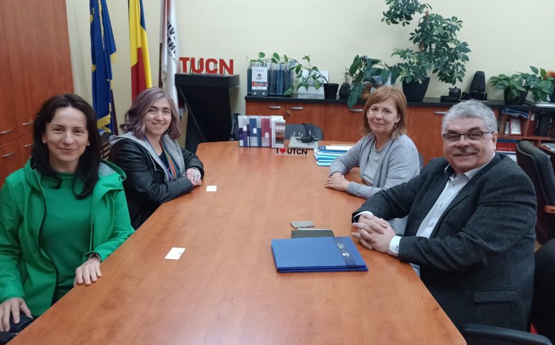 Reprezentanți de la Universitatea din Podgorica, Muntenegru, în vizita la UTCN