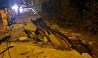 Strada Uliului din Cluj-Napoca o ia DIN NOU la vale / Poliția, pompierii și primăria, în alertă