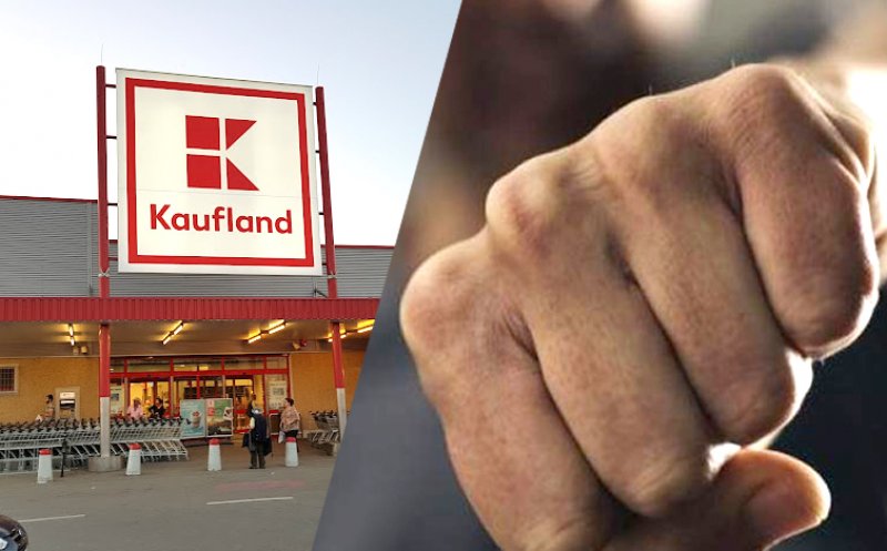Bătaie la Kaufland! Cinci persoane au fost conduse la secția de Poliție