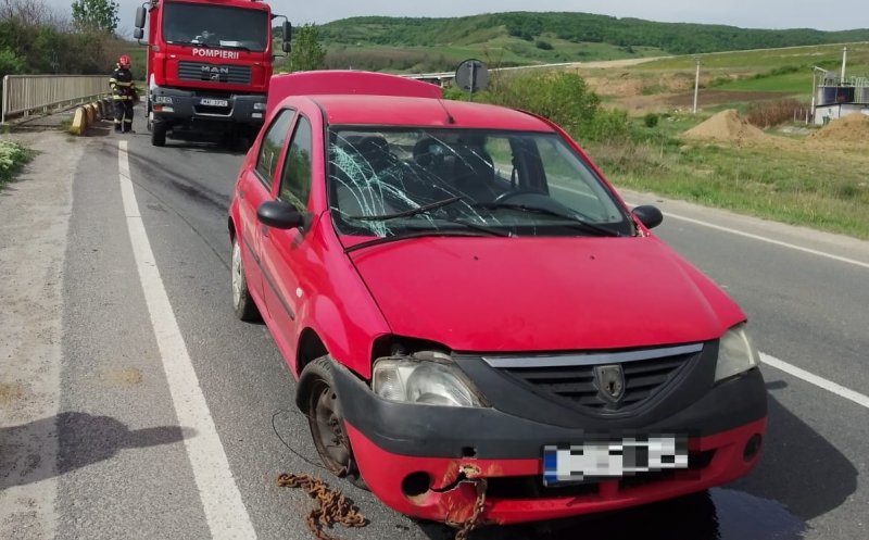 Accident în comuna Sânpaul. Au intervenit pompierii clujeni