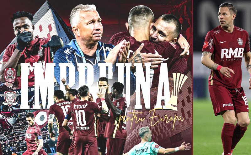 Dan Petrescu revine în Gruia la duelul "feroviar" CFR Cluj - Rapid / "Luptăm împreună pentru Europa" / "Publicul vrea şi spectacol"