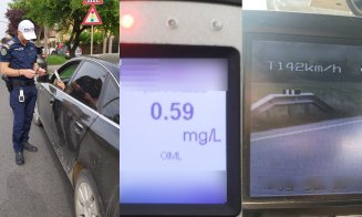 Cluj: Amenzi pe bandă rulantă în minivacanța de Paște. Peste 120 de șoferi au rămas fără permis