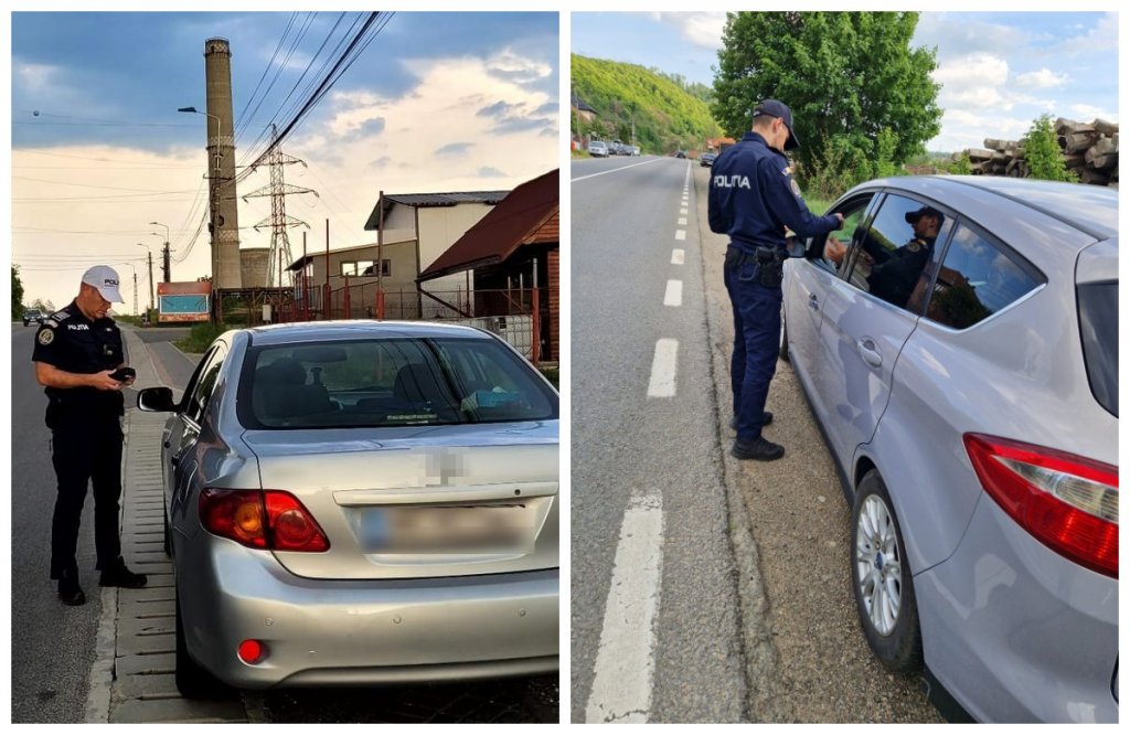 Șofer străin depistat mort de beat pe un drum din Cluj. Ce au mai descoperit polițiștii