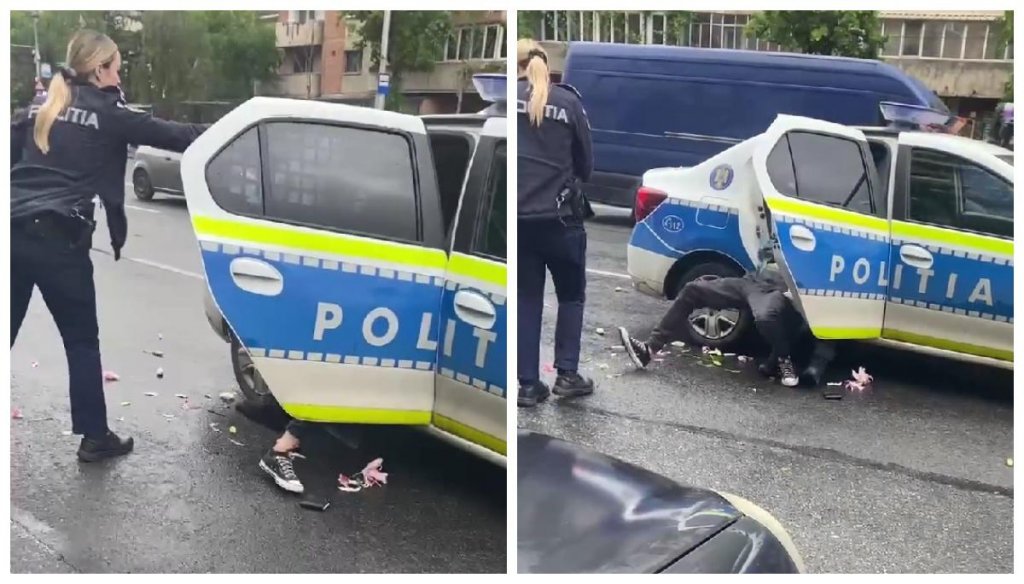 Anchetă la IPJ Cluj după ce o polițistă a pulverizat accidental spray lacrimogen pe colegul ei