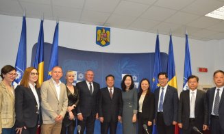 Delegație oficială chineză, în vizită la Consiliul Județean Cluj. Ce s-a discutat