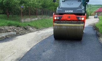 Reparații pe un nou drum județean din Cluj. Se lucrează pe un sector de 20 de km