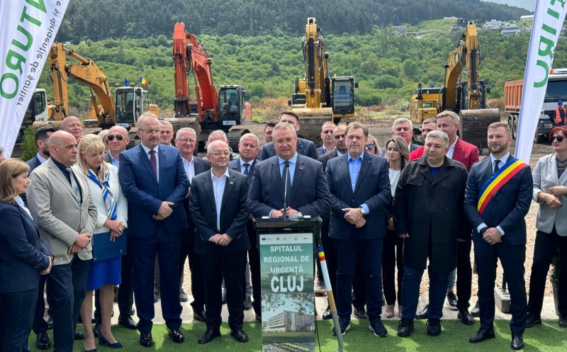 Moment istoric la Cluj! S-a dat prima lopată pentru Spitalul Regional de Urgență