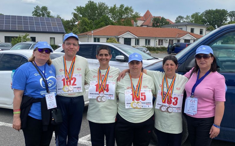 8 medalii pentru sportivii clujeni cu dizabilități la Jocurile Naționale Special Olympics Romania 2024