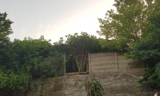 Prăvale gardul în Cluj-Napoca / Pericol pentru elevii care merg la şcoală