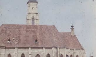 O zi caniculară de vară în centru, în Clujul anilor 1970