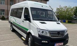 Cluj: Primul microbuz școlar 100% electric din județ și din zona Ardealului a ajuns în comuna Panticeu