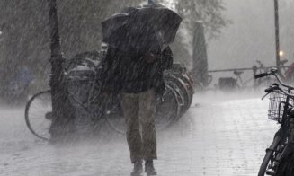 Nouă avertizare COD GALBEN de furtuni în Cluj! Se anunță ploi, descărcări electrice, vânt și izolat grindină