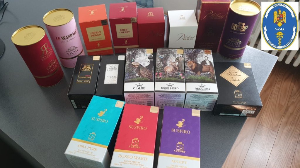 Parfumuri de 20 milioane de lei, confiscate la vamă în România. Ar fi contrafăcute