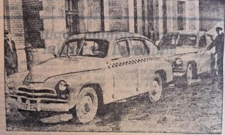 Primele auto-taxiuri la Cluj, 1956