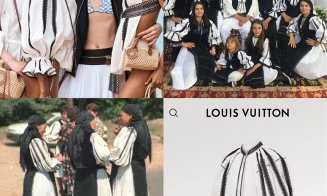 Casa Louis Vuitton foloseşte în noua colecţie cămăşi inspirate de portul popular românesc